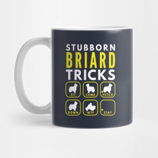 Stubborn Briard Tricks - Dog Training Mug